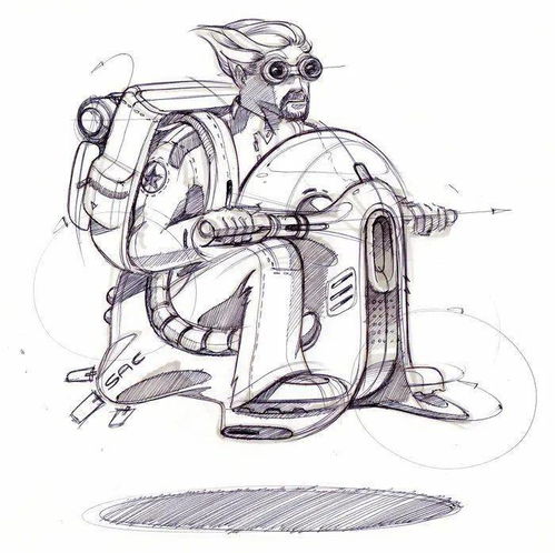 科技美学 专业机器人手绘图与美术图案设计服务