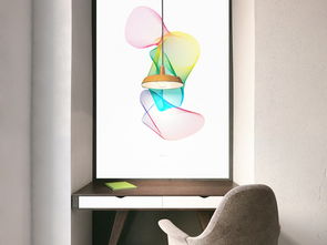 极简线条，抽象之美 三维条纹装饰画高清设计素材指南